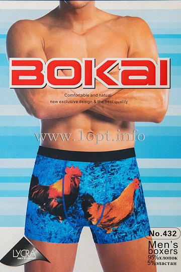 BOKAI трусы мужские боксеры